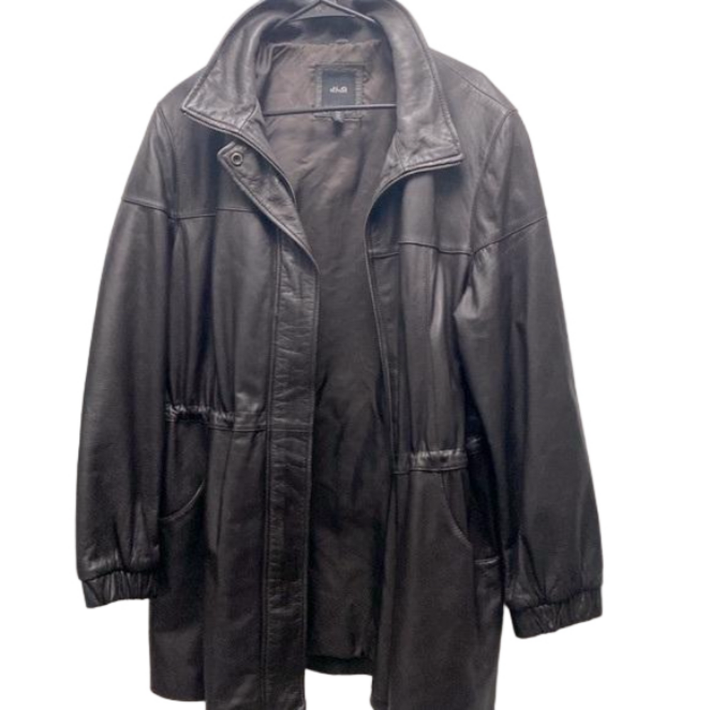 Vintage JLC New York Leather Jacket Size XXL